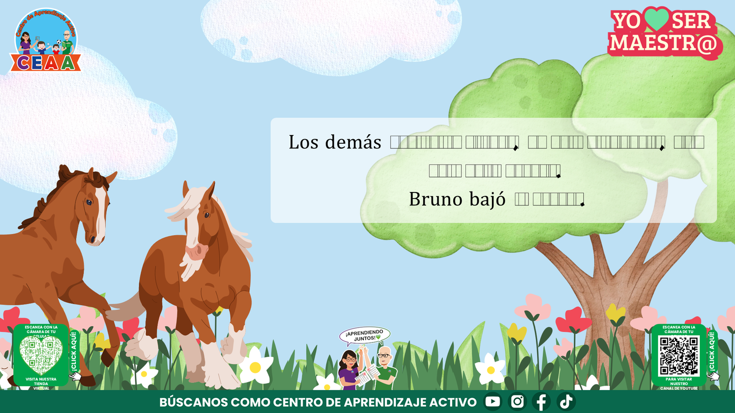 Historias para Maestros Taller Intensivo Maestros Enero 2026 - EL CABALLO QUE APRENDIÓ A MIRAR EL AMANECER (Editable en PowerPoint)