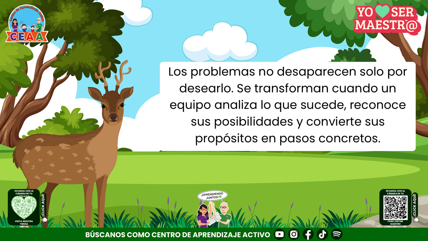 Historias para Maestros - Elena, la cierva y el camino después de la tormenta Editable en PowerPoint