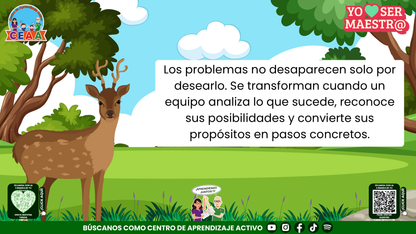 Historias para Maestros - Elena, la cierva y el camino después de la tormenta Editable en PowerPoint