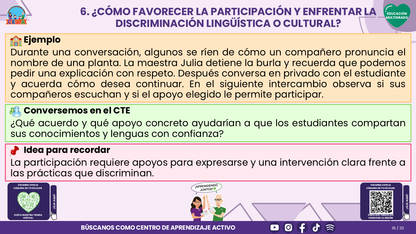 Resumen CTE del Tema 2 Educación Multigrado: INTERCULTURALIDAD CRÍTICA, LENGUAS Y SABERES ¿CÓMO APRENDER DESDE LA DIVERSIDAD DE NUESTRA COMUNIDAD EN EL AULA? editable en PowerPoint