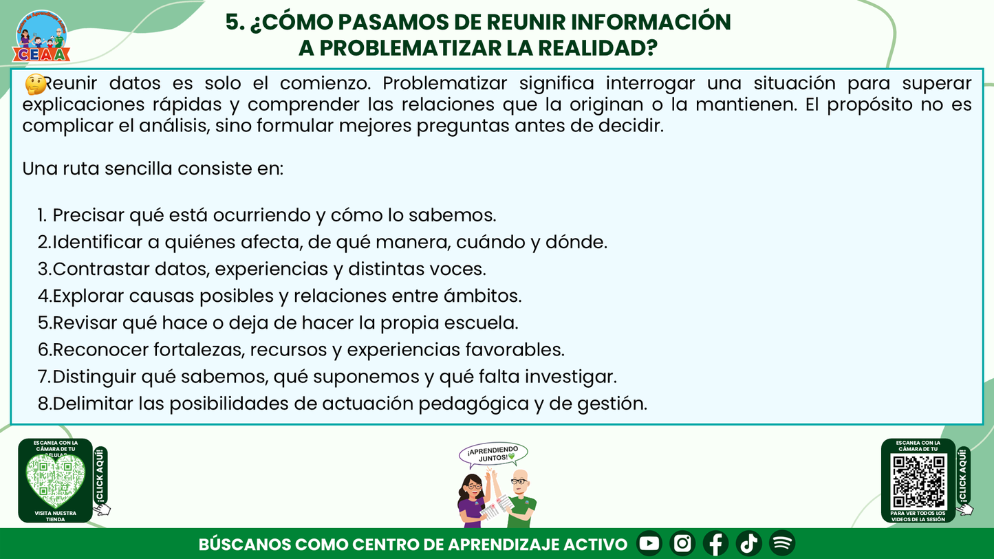 RESUMEN Y ACOMPAÑAMIENTO DOCENTE TEMA: LECTURA DE LA REALIDAD EL PUNTO DE PARTIDA DEL PROGRAMA ANALÍTICO Y DEL PROGRAMA DE MEJORA CONTINUA Editable en PowerPoint