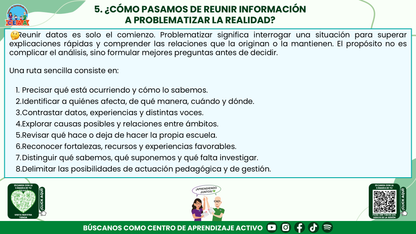 RESUMEN Y ACOMPAÑAMIENTO DOCENTE TEMA: LECTURA DE LA REALIDAD EL PUNTO DE PARTIDA DEL PROGRAMA ANALÍTICO Y DEL PROGRAMA DE MEJORA CONTINUA Editable en PowerPoint