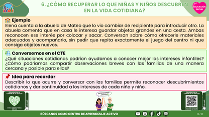 Resumen CTE del Tema 2 Educación Inicial:  EXPLORACIÓN E INVESTIGACIÓN DEL MUNDO EN EDUCACIÓN INICIAL ¿CÓMO ACOMPAÑAR LA CURIOSIDAD DESDE LAS PRIMERAS EXPERIENCIAS? editable en PowerPoint