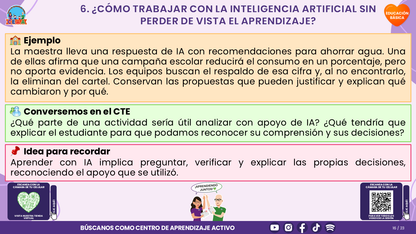 Resumen CTE del Tema 4 Educación Básica: PANTALLAS, REDES SOCIALES E INTELIGENCIA ARTIFICIAL ¿CÓMO ACOMPAÑAR UN USO CRÍTICO, SEGURO Y CON SENTIDO PARA APRENDER? editable en PowerPoint