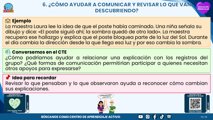 Resumen CTE del Tema 2 Educación Preescolar: CURIOSIDAD Y PENSAMIENTO CIENTÍFICO  ¿CÓMO ACOMPAÑAR LAS PREGUNTAS DE NIÑAS Y NIÑOS PARA CONOCER SU ENTORNO? editable en PowerPoint