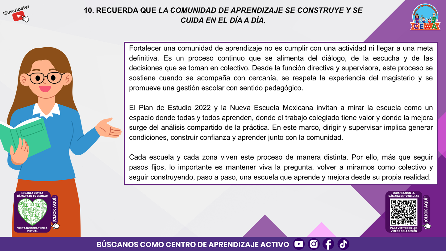 Resumen Gráfico: ¿CUÁL ES MI PAPEL COMO DIRECTOR O SUPERVISOR PARA FORTALECER LA COMUNIDAD DE APRENDIZAJE DE MI ESCUELA O ZONA? (Editable en PowerPoint)