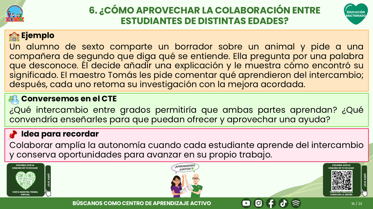 Resumen CTE del Tema 3 Educación Multigrado: AUTONOMÍA PARA APRENDER EN EL AULA ¿CÓMO ACOMPAÑAR DECISIONES, COLABORACIÓN Y RESPONSABILIDAD EN EL APRENDIZAJE? editable en PowerPoint