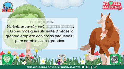 Historias para Maestros Taller Intensivo Maestros Enero 2026 - EL CABALLO QUE APRENDIÓ A MIRAR EL AMANECER (Editable en PowerPoint)