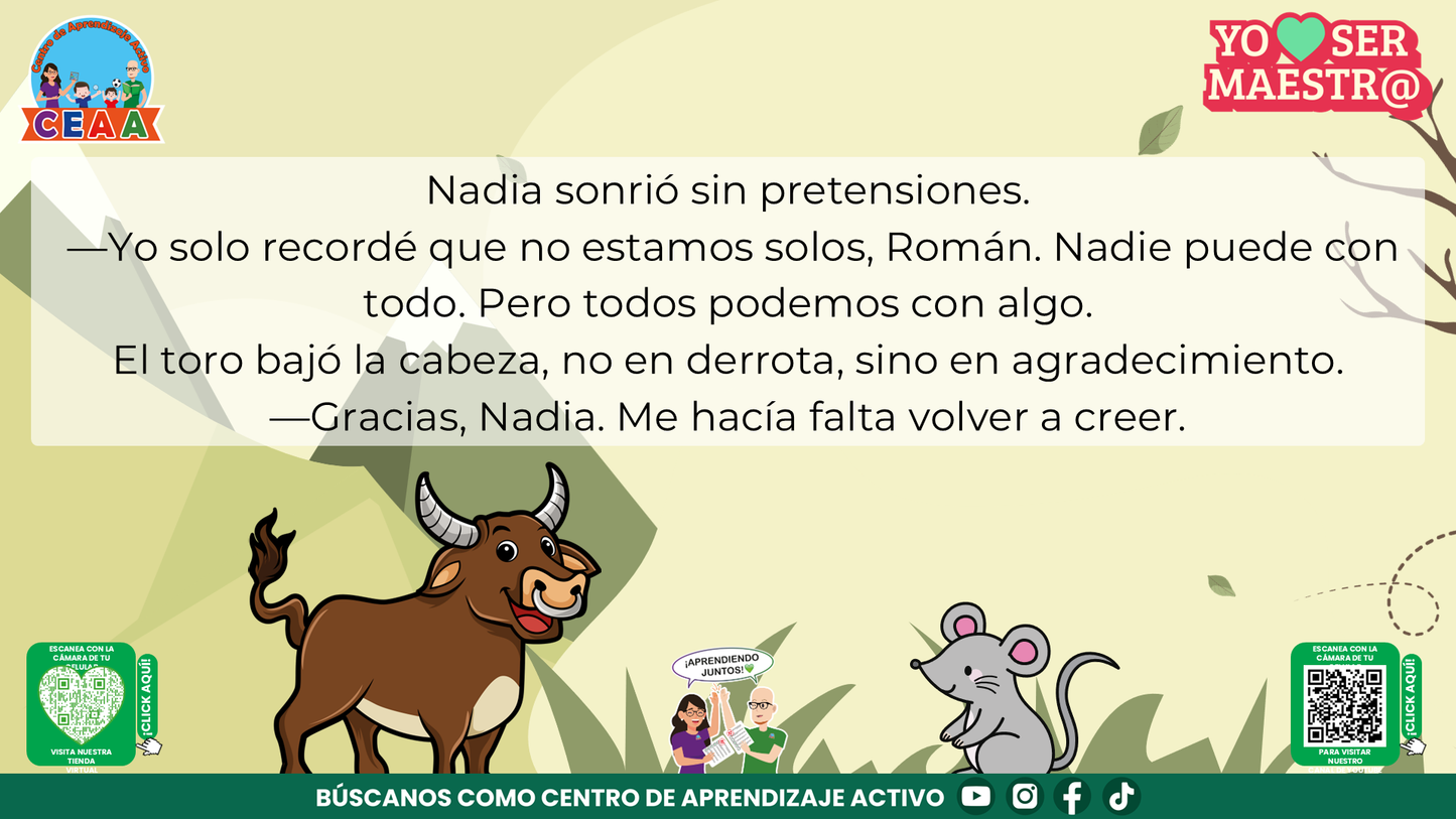 Historias para Maestros Multigrado - LA RATONCITA QUE MOVIÓ MONTAÑAS (Editable en PowerPoint)
