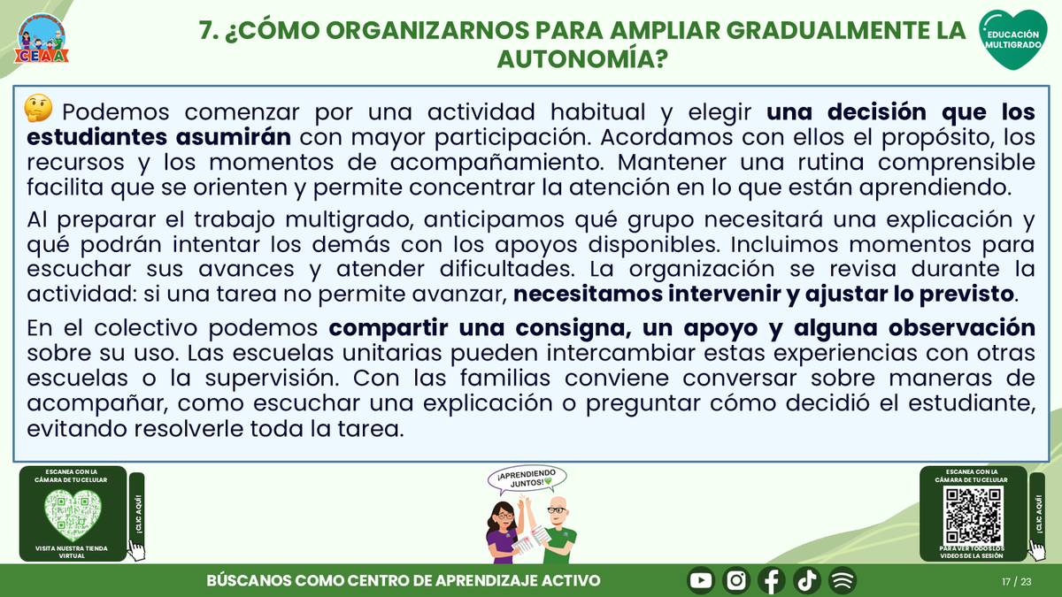 Resumen CTE del Tema 3 Educación Multigrado: AUTONOMÍA PARA APRENDER EN EL AULA ¿CÓMO ACOMPAÑAR DECISIONES, COLABORACIÓN Y RESPONSABILIDAD EN EL APRENDIZAJE? editable en PowerPoint