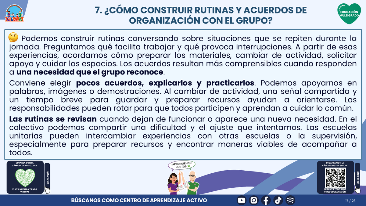 Resumen CTE del Tema 4 Educación Multigrado: ORGANIZACIÓN DEL TIEMPO Y DEL AULA ¿CÓMO CREAR CONDICIONES PARA QUE TODOS PARTICIPEN Y APRENDAN? editable en PowerPoint
