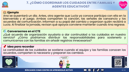 Resumen CTE del Tema 1 Educación Inicial: ADAPTACIÓN Y SEPARACIÓN ¿CÓMO ACOMPAÑAR A BEBÉS, NIÑAS, NIÑOS Y FAMILIAS CON CONFIANZA Y CUIDADO? editable en PowerPoint