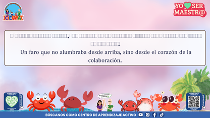 Historias para Maestros Multigrado - EL FARO DE LOS CANGREJOS ROJOS (Editable en PowerPoint)