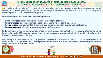 Resumen CTE Sesión 1 Tema: ¿CÓMO ELEGIR LOS TEMAS QUE ABORDAREMOS EN NUESTRAS SESIONES DE CONSEJO TÉCNICO ESCOLAR? editable en PowerPoint