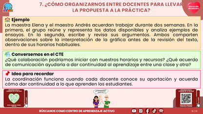 Resumen CTE del Tema 1 Educación Secundaria: VINCULACIÓN CURRICULAR EN LA FASE 6 ¿CÓMO CONECTAR LOS APRENDIZAJES Y EL TRABAJO ENTRE DOCENTES? editable en PowerPoint