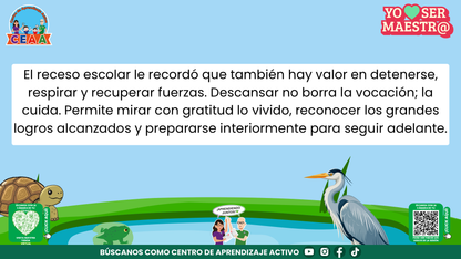Historias para Maestros - Rita, la ranita maestra y el descanso merecido editable en PowerPoint
