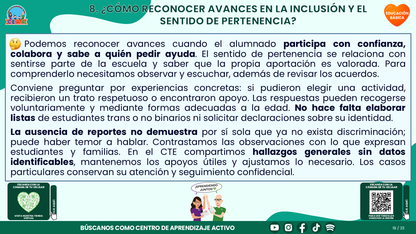 Resumen CTE del Tema 5 Educación Básica: INFANCIAS Y ADOLESCENCIAS TRANS Y NO BINARIAS ¿CÓMO CONSTRUIR UNA ESCUELA DONDE TODAS LAS PERSONAS SE SIENTAN RESPETADAS Y PUEDAN APRENDER? editable en PowerPoint