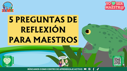 Historias para Maestros - Rita, la ranita maestra y el descanso merecido editable en PowerPoint