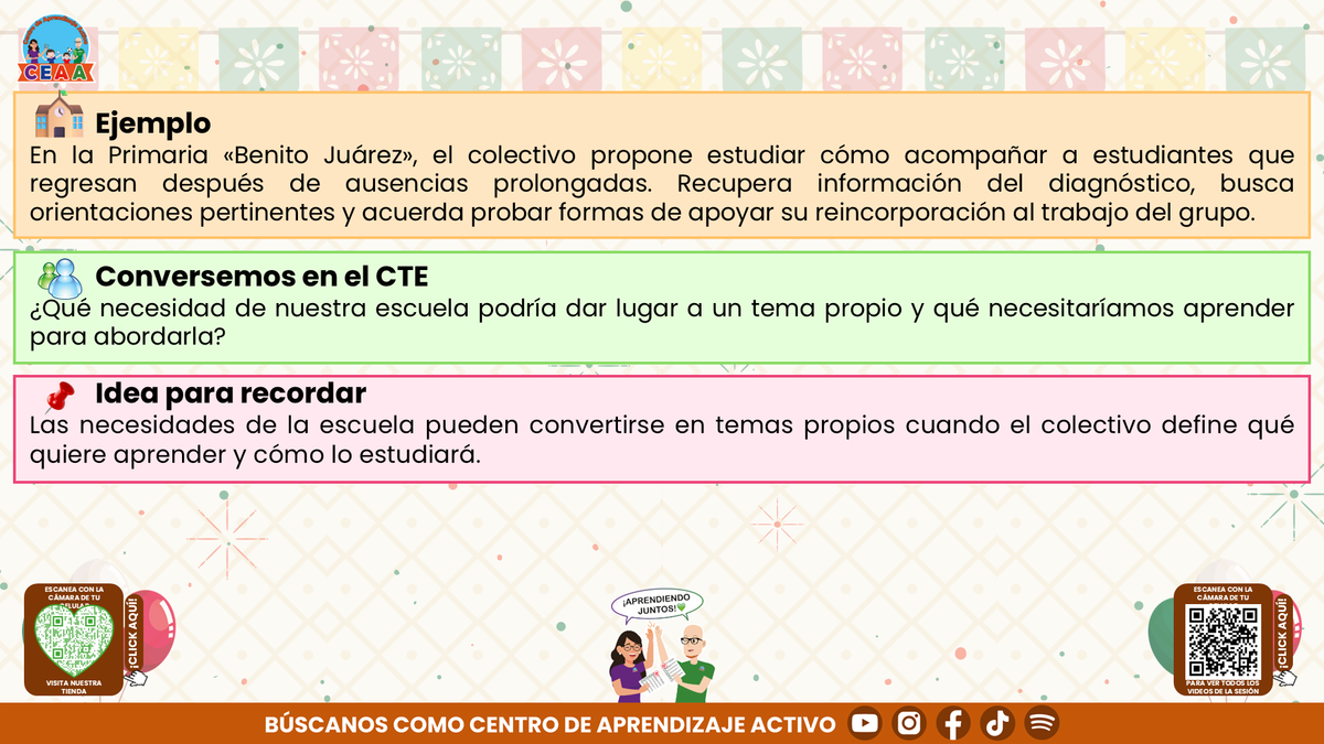 Resumen CTE Sesión 1 Tema: ¿CÓMO ELEGIR LOS TEMAS QUE ABORDAREMOS EN NUESTRAS SESIONES DE CONSEJO TÉCNICO ESCOLAR? editable en PowerPoint