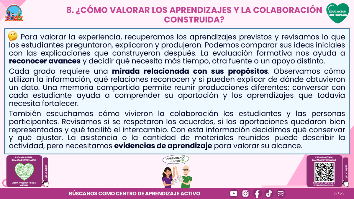 Resumen CTE del Tema 5 Educación Multigrado: LA COMUNIDAD Y EL APRENDIZAJE EN EL AULA ¿CÓMO CONSTRUIR EXPERIENCIAS CON LAS FAMILIAS Y LOS SABERES DE NUESTRO ENTORNO? editable en PowerPoint