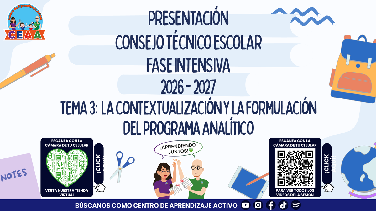 Presentación CTE Fase Intensiva Tema 3: La Contextualización y la Formulación del Programa Analítico Editable en PowerPoint