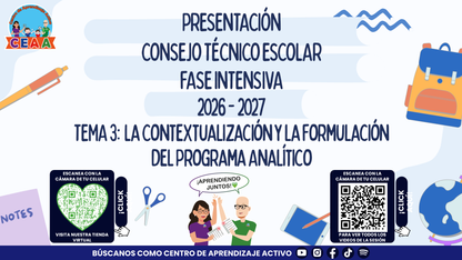 Presentación CTE Fase Intensiva Tema 3: La Contextualización y la Formulación del Programa Analítico Editable en PowerPoint