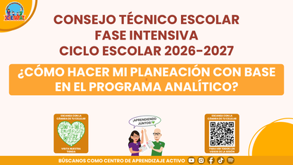 Resumen: CONSEJO CONSEJO TÉCNICO ESCOLAR FASE INTENSIVA CICLO ESCOLAR 2026-2027 - MI PLANEACIÓN: ¿CÓMO HACER MI PLANEACIÓN CON BASE EN EL PROGRAMA ANALÍTICO? Editable en PowerPoint