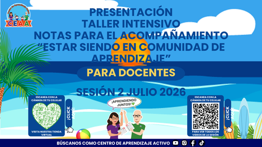 Presentación Taller Intensivo Sesión 2 Espacios 3 y 4 Julio 2026 editable en PowerPoint