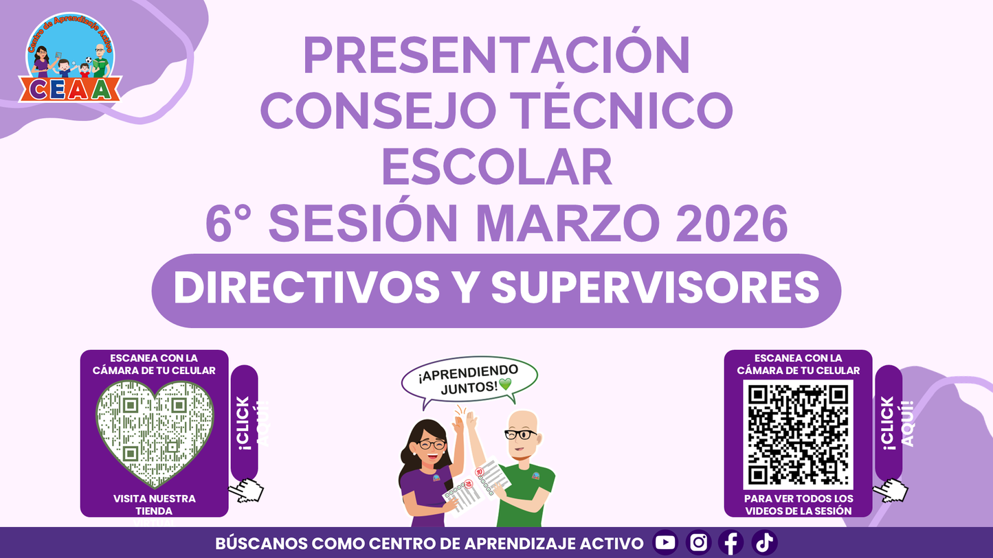 Presentación CTE 6° Sesión Marzo 2026 Directivos y Supervisores (Editable en PowerPoint)