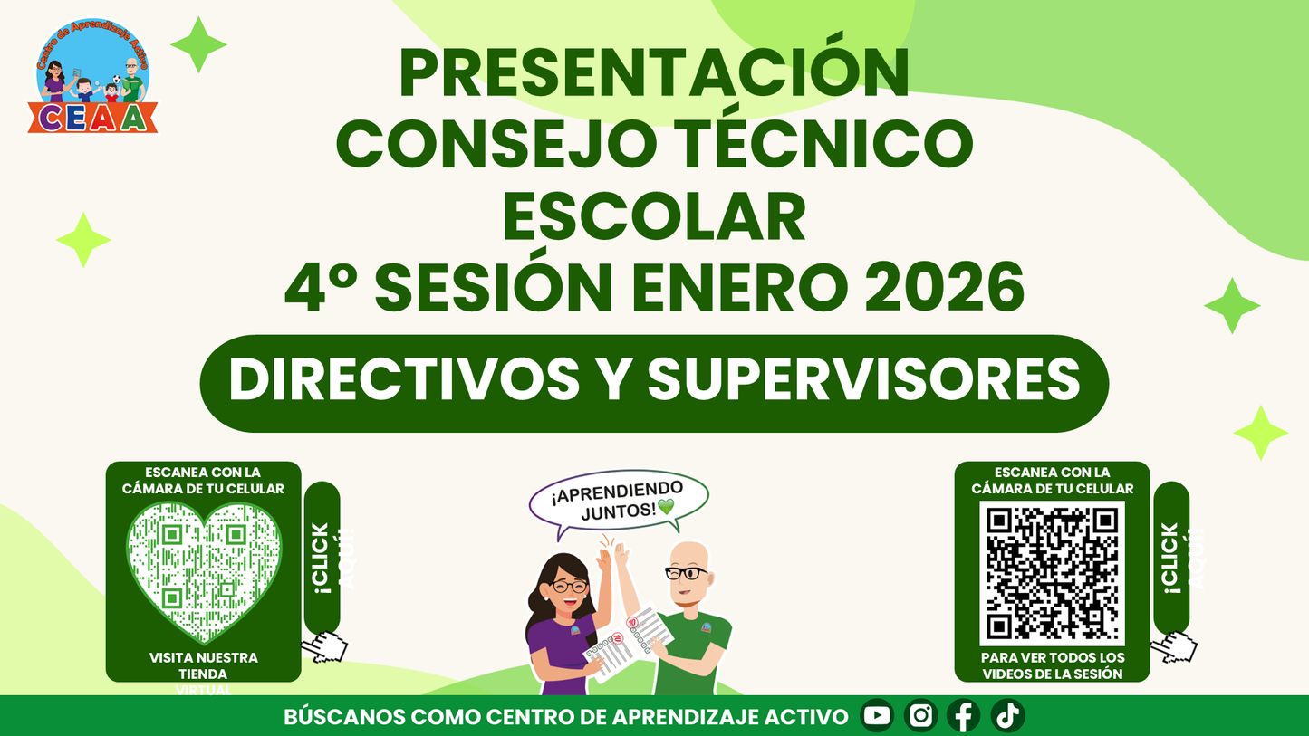 Presentación CTE 4° Sesión Enero 2026 Directivos y Supervisores (Editable en PowerPoint)