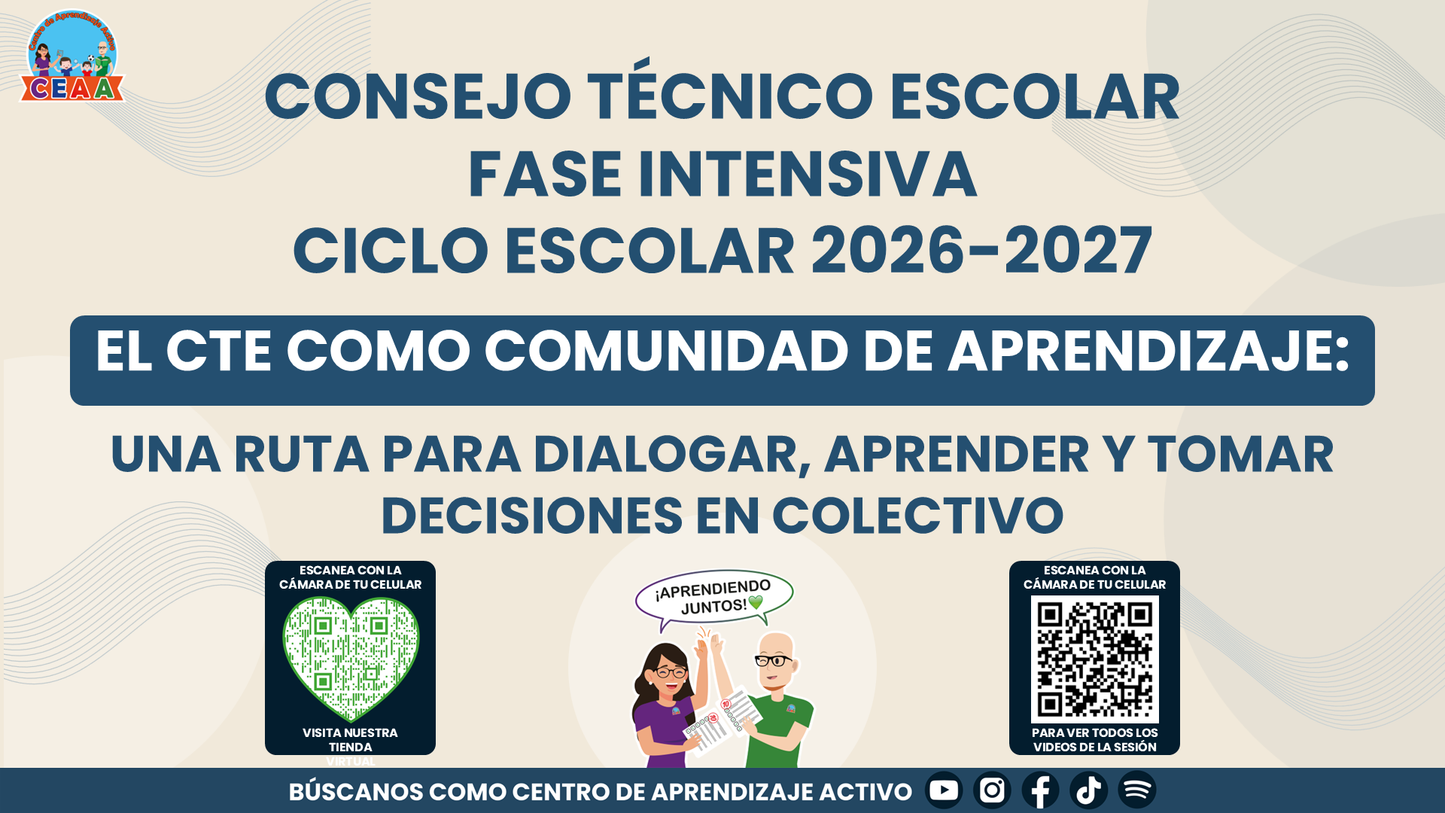 Resumen: CONSEJO CONSEJO TÉCNICO ESCOLAR FASE INTENSIVA CICLO ESCOLAR 2026-2027 - EL CTE COMO COMUNIDAD DE APRENDIZAJE: UNA RUTA PARA DIALOGAR, APRENDER Y TOMAR DECISIONES EN COLECTIVO Editable en PowerPoint