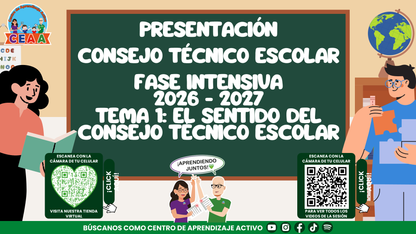 Presentación CTE Fase Intensiva Tema 1: El sentido del Consejo Técnico Escolar Editable en PowerPoint