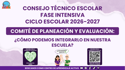 Resumen: CONSEJO CONSEJO TÉCNICO ESCOLAR FASE INTENSIVA CICLO ESCOLAR 2026-2027 - NCOMITÉ DE PLANEACIÓN Y EVALUACIÓN: ¿CÓMO PODEMOS INTEGRARLO EN NUESTRA ESCUELA? Editable en PowerPoint