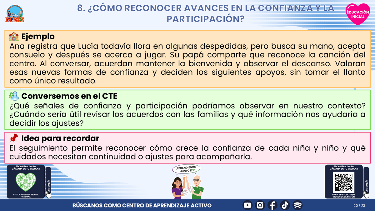 Resumen CTE del Tema 1 Educación Inicial: ADAPTACIÓN Y SEPARACIÓN ¿CÓMO ACOMPAÑAR A BEBÉS, NIÑAS, NIÑOS Y FAMILIAS CON CONFIANZA Y CUIDADO? editable en PowerPoint