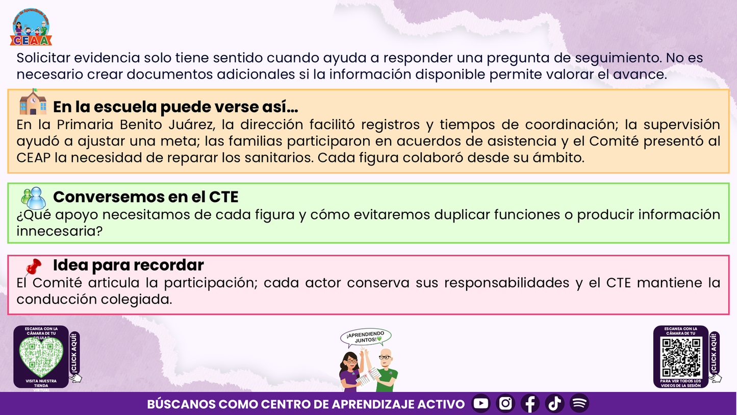 RESUMEN Y ACOMPAÑAMIENTO DOCENTE TEMA: COMITÉ DE PLANEACIÓN Y EVALUACIÓN ¿CÓMO PODEMOS INTEGRARLO EN NUESTRA ESCUELA? Editable en PowerPoint