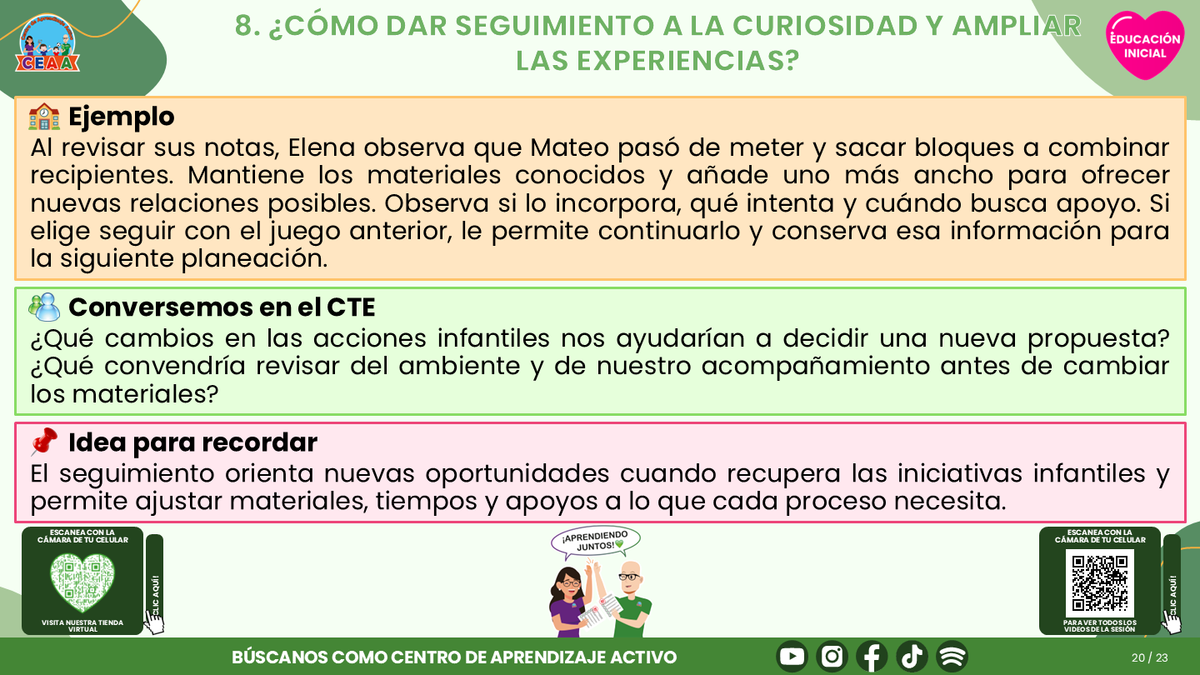 Resumen CTE del Tema 2 Educación Inicial:  EXPLORACIÓN E INVESTIGACIÓN DEL MUNDO EN EDUCACIÓN INICIAL ¿CÓMO ACOMPAÑAR LA CURIOSIDAD DESDE LAS PRIMERAS EXPERIENCIAS? editable en PowerPoint