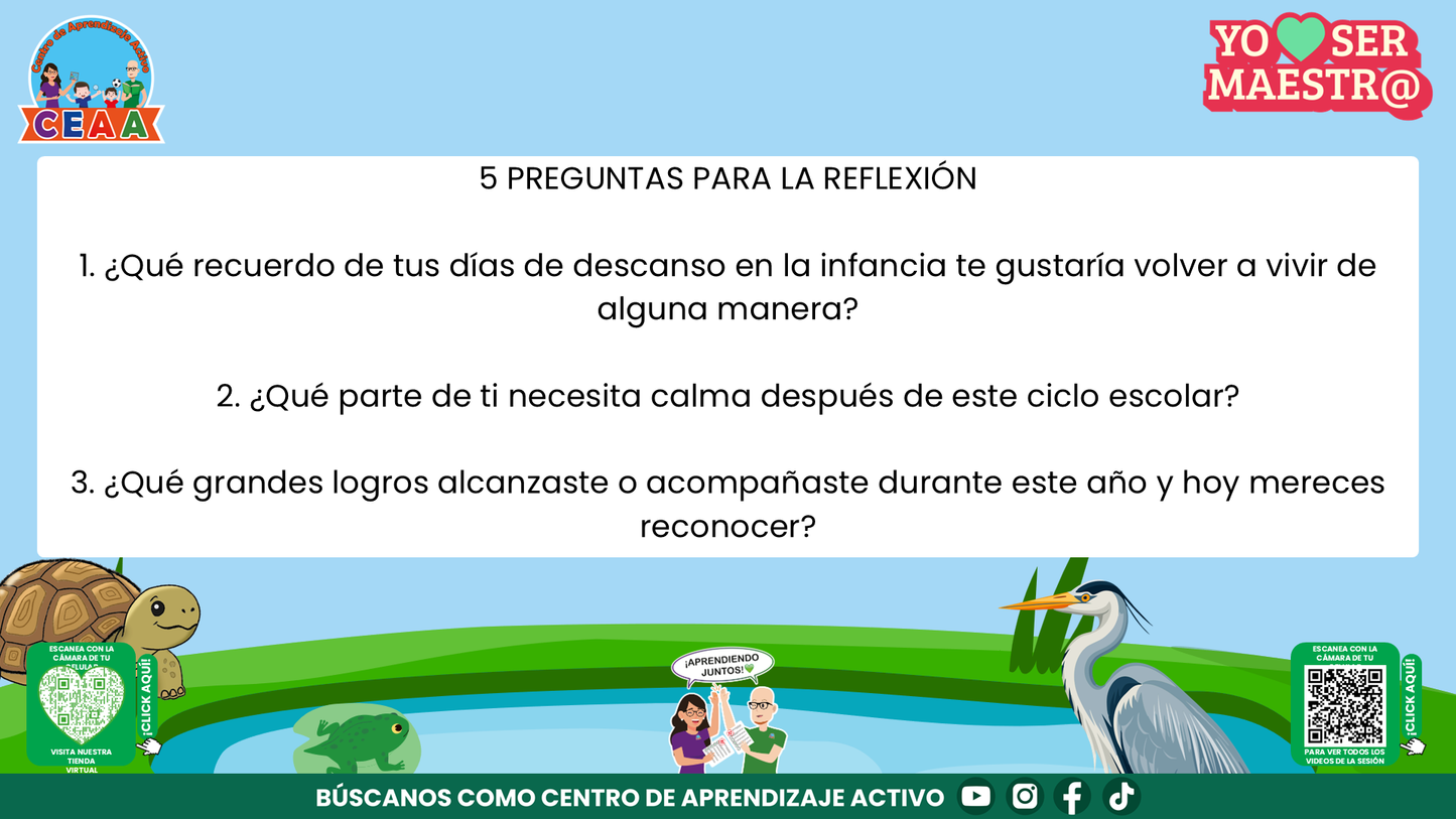 Historias para Maestros - Rita, la ranita maestra y el descanso merecido editable en PowerPoint