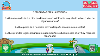 Historias para Maestros - Rita, la ranita maestra y el descanso merecido editable en PowerPoint