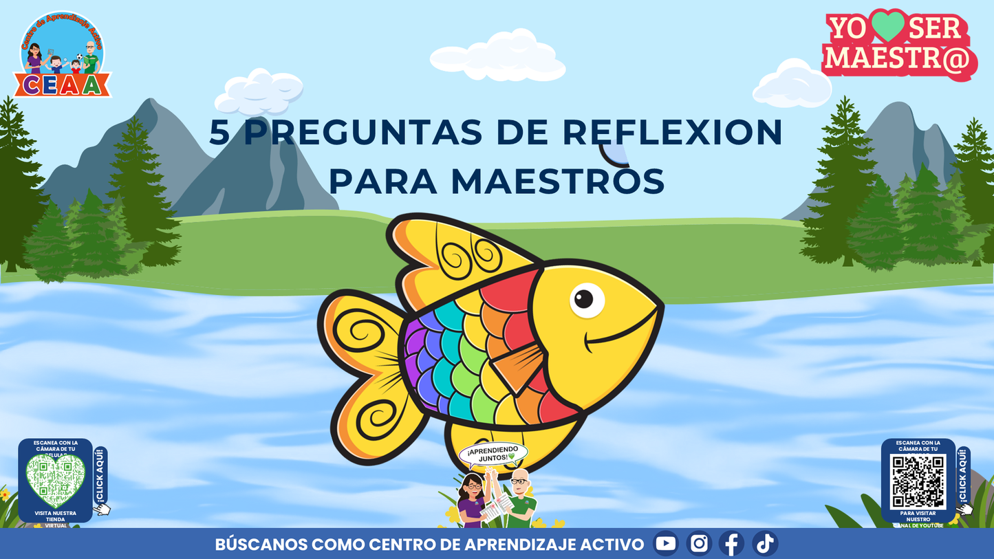 Historias para Maestros Multigrado - LA ESCUELA DE LOS PECES ARCOÍRIS EN EL RÍO SILENCIOSO (Editable en PowerPoint)
