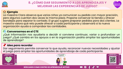 Resumen CTE del Tema 1 Educación Preescolar: EL JUEGO Y LA VINCULACIÓN ENTRE LOS CAMPOS FORMATIVOS ¿CÓMO CREAR EXPERIENCIAS DE APRENDIZAJE CON SENTIDO EN LA FASE 2? editable en PowerPoint