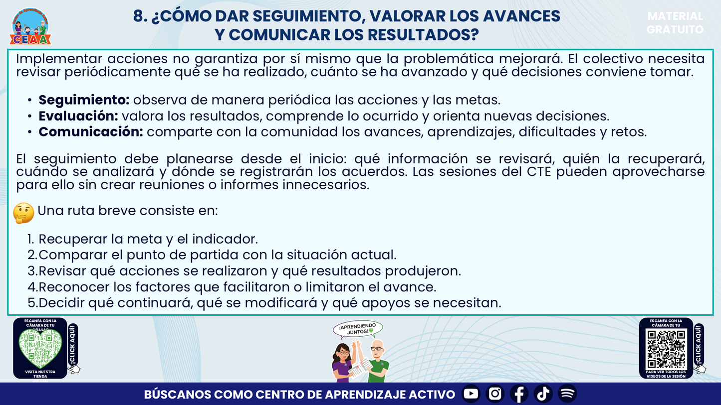 Resumen: NUESTRO PROGRAMA DE MEJORA CONTINUA: ¿CÓMO INICIAMOS SIN PARTIR DE CERO?  Editable en PowerPoint