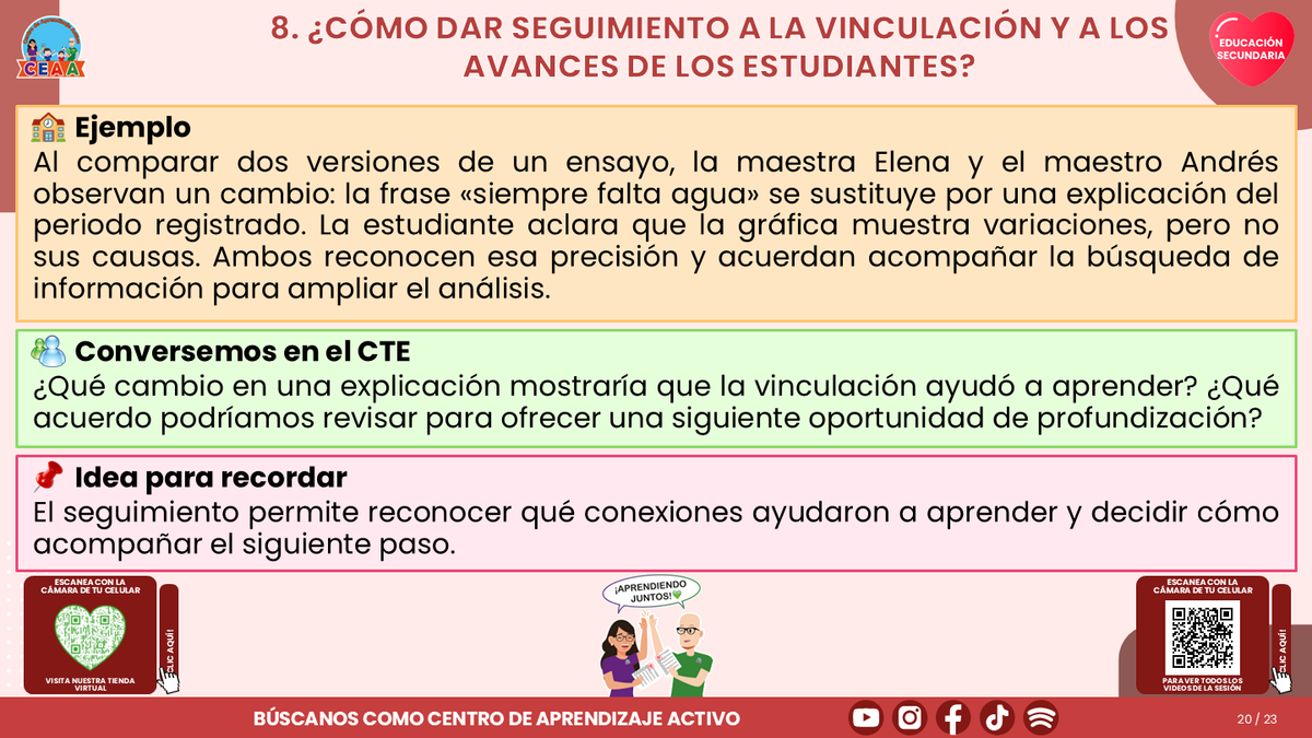 Resumen CTE del Tema 1 Educación Secundaria: VINCULACIÓN CURRICULAR EN LA FASE 6 ¿CÓMO CONECTAR LOS APRENDIZAJES Y EL TRABAJO ENTRE DOCENTES? editable en PowerPoint