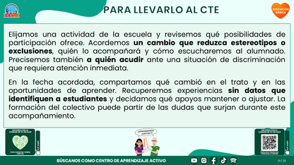 Resumen CTE del Tema 5 Educación Básica: INFANCIAS Y ADOLESCENCIAS TRANS Y NO BINARIAS ¿CÓMO CONSTRUIR UNA ESCUELA DONDE TODAS LAS PERSONAS SE SIENTAN RESPETADAS Y PUEDAN APRENDER? editable en PowerPoint
