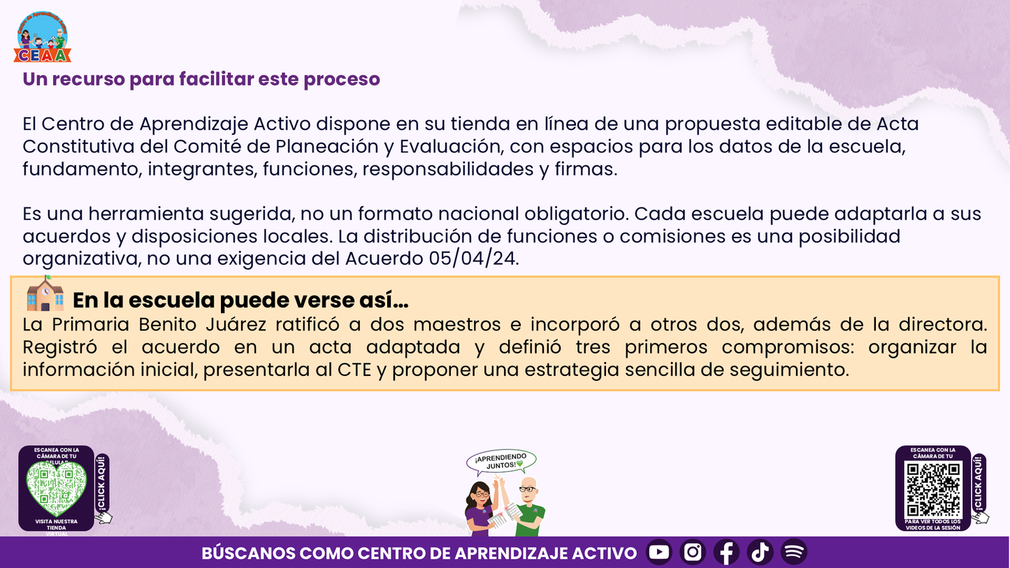 Resumen: CONSEJO CONSEJO TÉCNICO ESCOLAR FASE INTENSIVA CICLO ESCOLAR 2026-2027 - NCOMITÉ DE PLANEACIÓN Y EVALUACIÓN: ¿CÓMO PODEMOS INTEGRARLO EN NUESTRA ESCUELA? Editable en PowerPoint