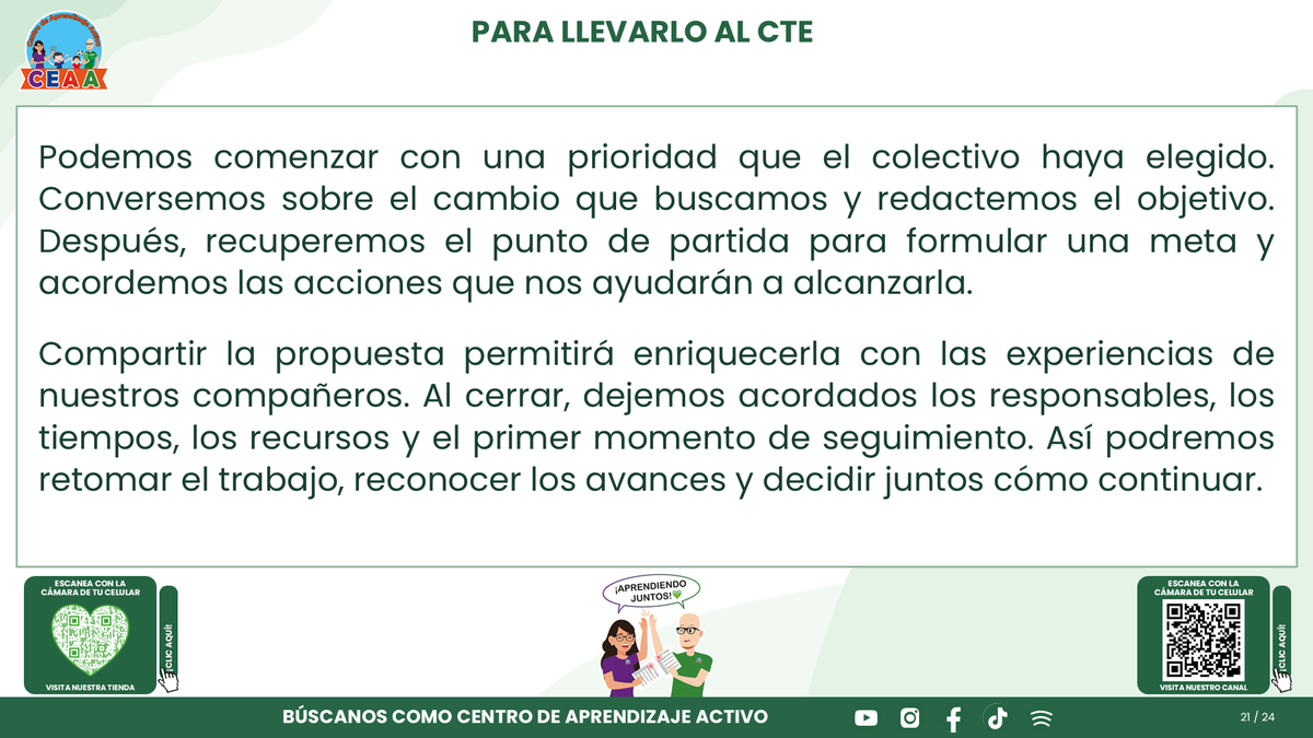 Resumen CTE Sesión 1 Tema: ¿CÓMO REDACTAR OBJETIVOS, METAS Y ACCIONES PARA NUESTRO PROGRAMA DE MEJORA CONTINUA? editable en PowerPoint