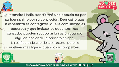 Historias para Maestros Multigrado - LA RATONCITA QUE MOVIÓ MONTAÑAS (Editable en PowerPoint)
