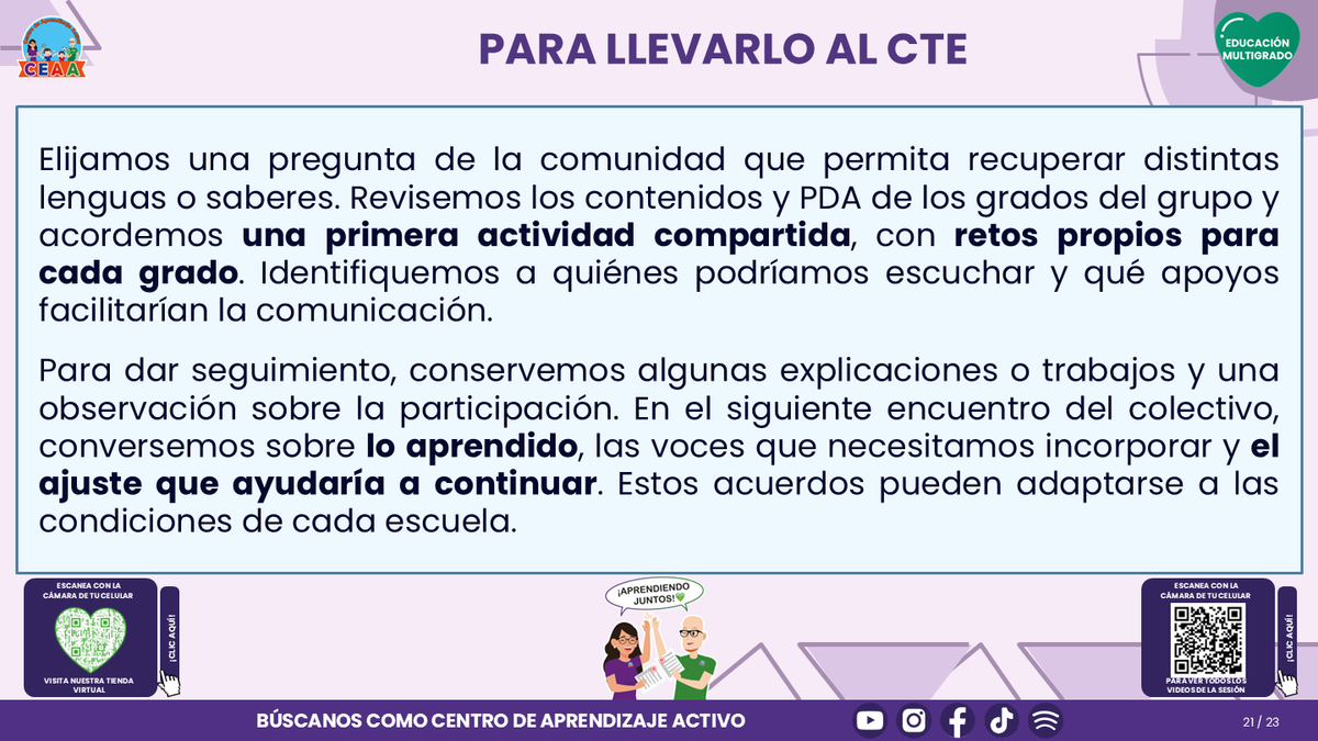 Resumen CTE del Tema 2 Educación Multigrado: INTERCULTURALIDAD CRÍTICA, LENGUAS Y SABERES ¿CÓMO APRENDER DESDE LA DIVERSIDAD DE NUESTRA COMUNIDAD EN EL AULA? editable en PowerPoint