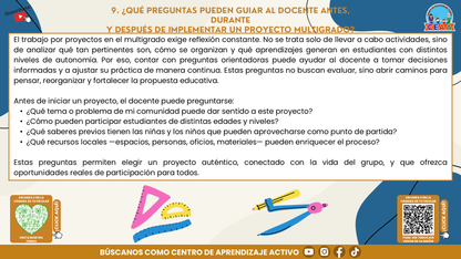 Resumen Gráfico CTE Multigrado TEMA 1: PEDAGOGÍA MULTIGRADO: DIVERSIDAD, COLABORACIÓN Y PROYECTOS CON SENTIDO (Editable en PowerPoint)