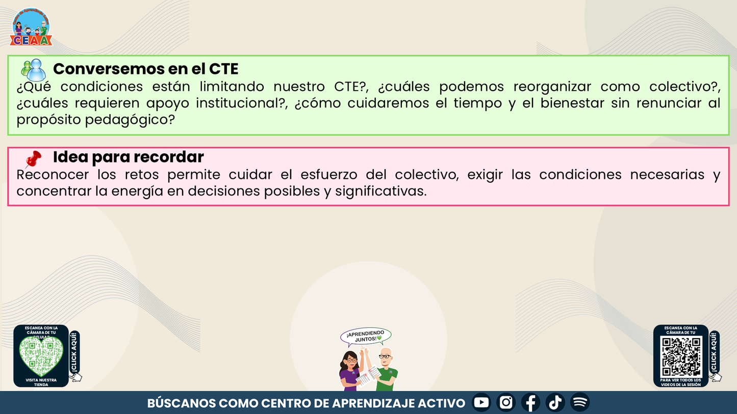 RESUMEN Y ACOMPAÑAMIENTO DOCENTE TEMA: EL CTE COMO COMUNIDAD DE APRENDIZAJE UNA RUTA PARA DIALOGAR, APRENDER Y TOMAR DECISIONES EN COLECTIVO Editable en PowerPoint