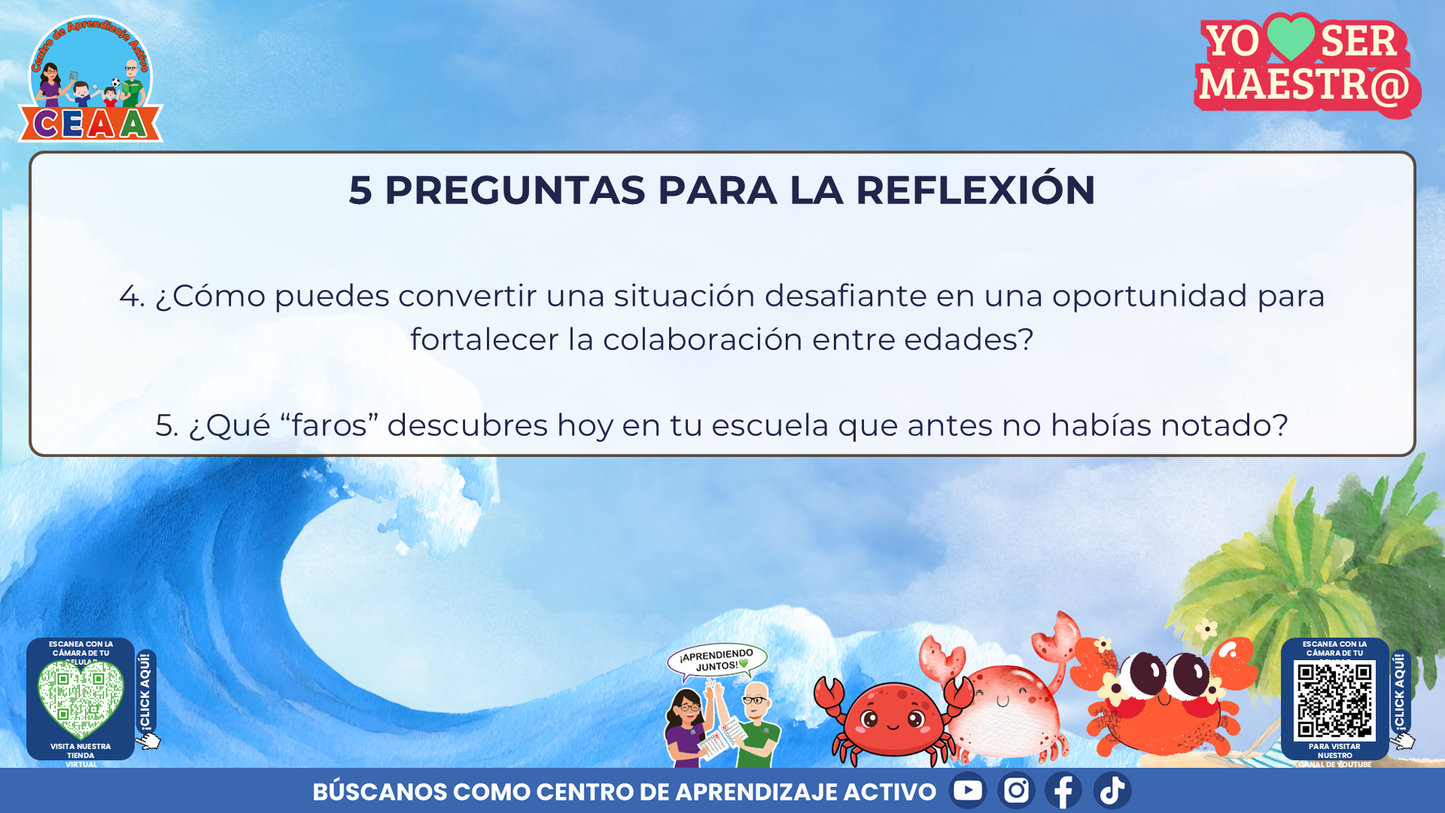 Historias para Maestros Multigrado - EL FARO DE LOS CANGREJOS ROJOS (Editable en PowerPoint)